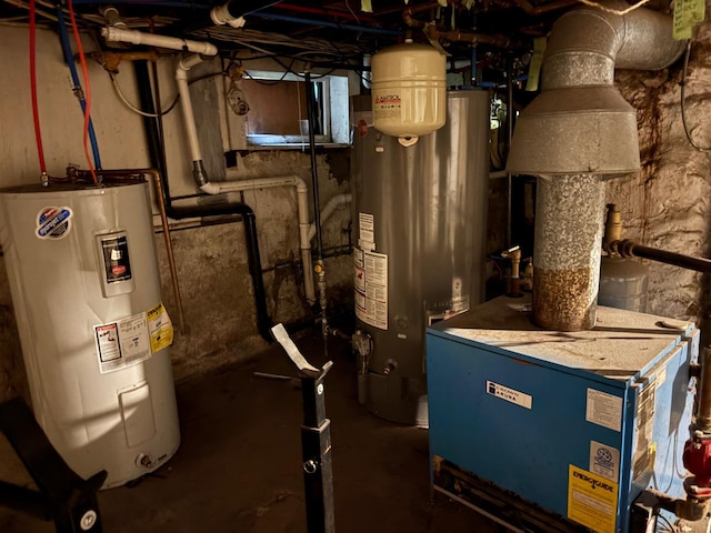 270 N Highland Ave, Pearl River, NY 10965 - utility room with water heater and gas water heater
