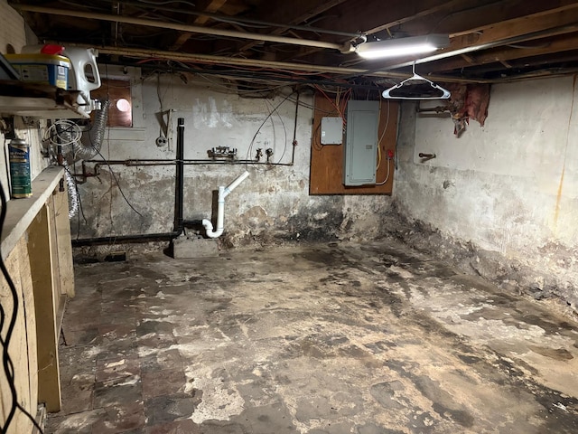 270 N Highland Ave, Pearl River, NY 10965 - unfinished below grade area with electric panel