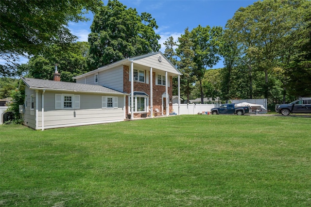 5 Fox Rd, Middle Island, NY 11953 - greek revival house with brick siding