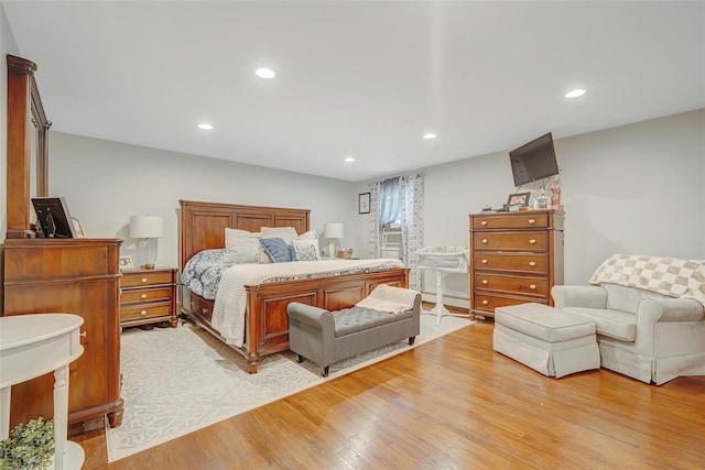5 Fox Rd, Middle Island, NY 11953 - bedroom featuring light wood finished floors and recessed lighting