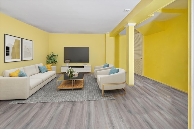 313 Concord Rd, Yonkers, NY 10710 - living room featuring wood finished floors