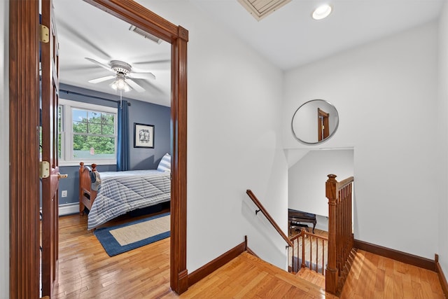 19 Ridgeview Ter, Goshen, NY 10924 - bedroom with baseboard heating and hardwood / wood-style floors