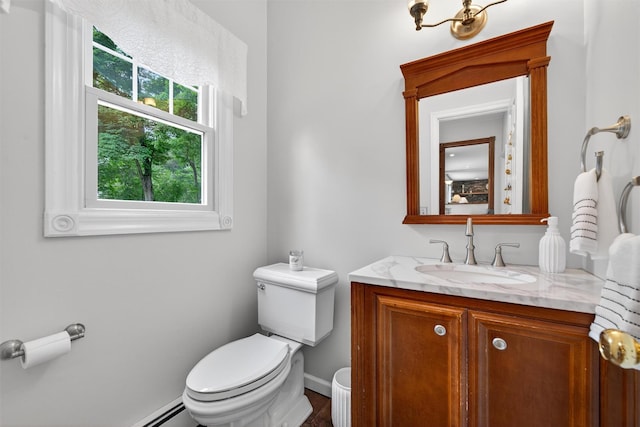 19 Ridgeview Ter, Goshen, NY 10924 - half bath featuring vanity and toilet