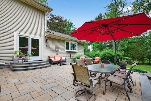 19 Ridgeview Ter, Goshen, NY 10924 - view of patio / terrace featuring outdoor dining space and outdoor lounge area