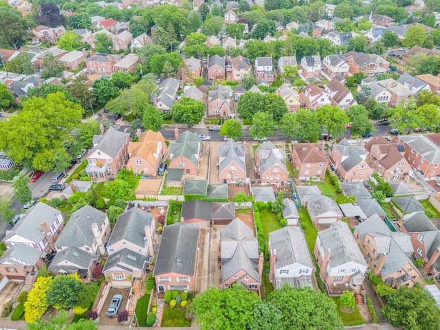 6419 Fitchett St, Rego Park, NY 11374 - aerial view of property and surrounding area with nearby suburban area
