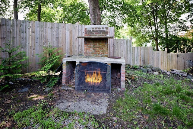 111 S Hamilton St, Poughkeepsie, NY 12601 - exterior view of a fenced backyard