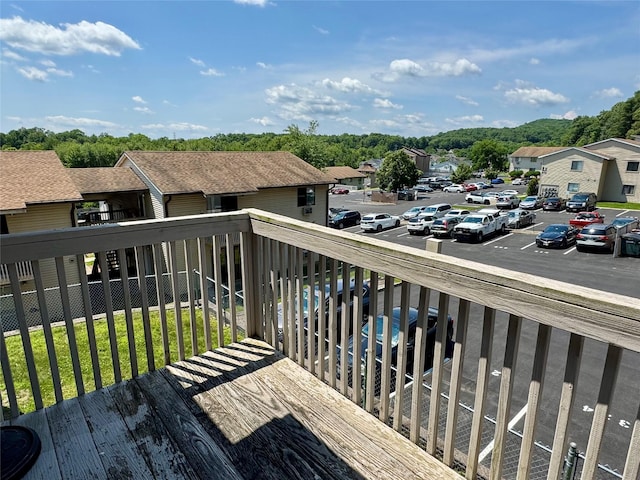 324 Concord Ln, Middletown, NY 10940 - wooden terrace with a residential view