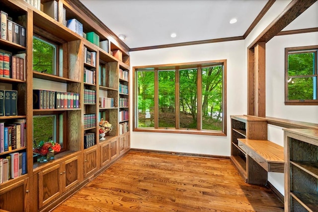 205 Radcliff Dr, Nyack, NY 10960 - unfurnished room with ornamental molding and wood finished floors