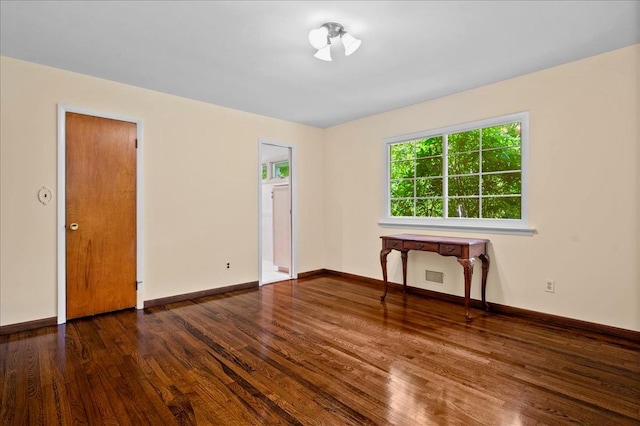 205 Radcliff Dr, Nyack, NY 10960 - spare room with dark wood finished floors and baseboards
