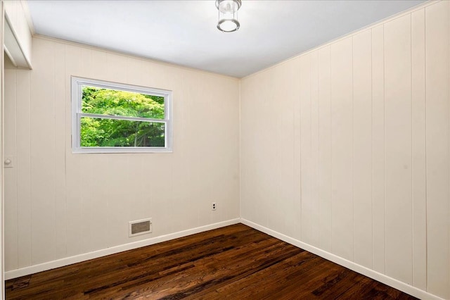 205 Radcliff Dr, Nyack, NY 10960 - empty room with dark wood-style floors and baseboards