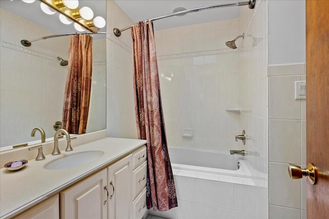 205 Radcliff Dr, Nyack, NY 10960 - bathroom featuring tiled shower / bath combo and vanity