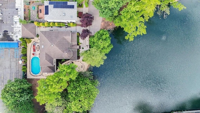 66 Normalee Rd, Staten Island, NY 10305 - drone / aerial view of a pool