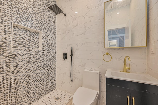 610 Sheffield Ave, Brooklyn, NY 11207 - full bath featuring tiled shower and vanity