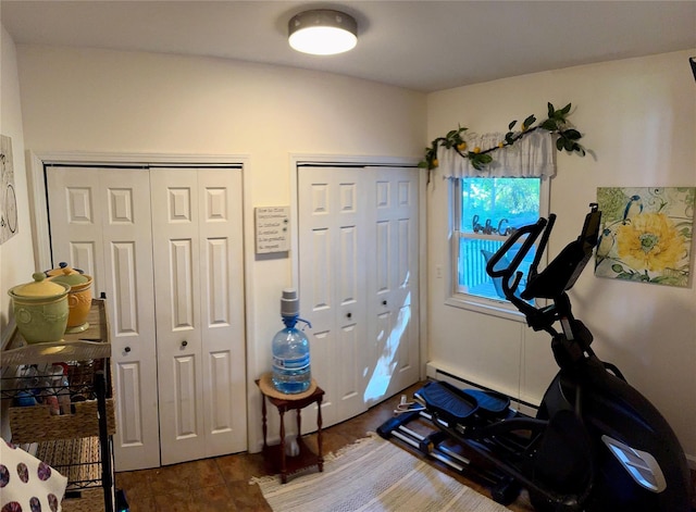 18 Division St, Cornwall, NY 12518 - exercise room featuring baseboard heating