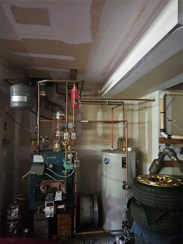 215 Sycamore Dr, New Windsor, NY 12553 - utility room with gas water heater