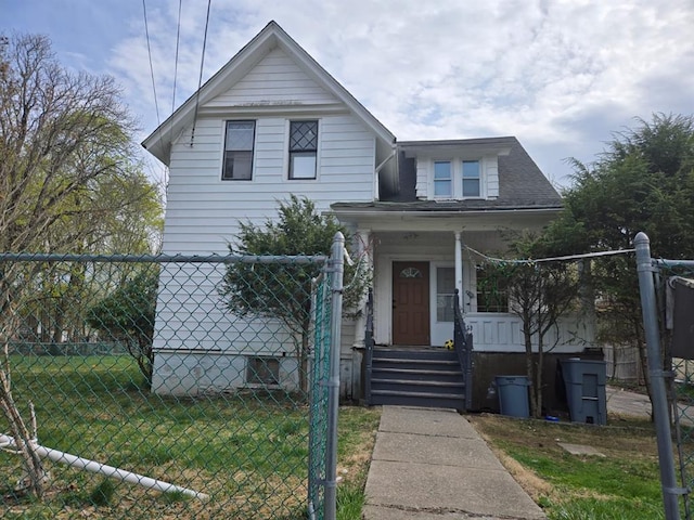 29 Fulton St, Monticello, NY 12701 - view of front of home with covered porch