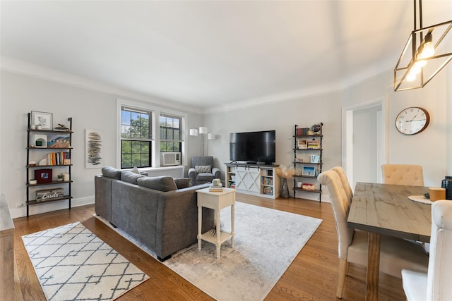 26 Pondfield Rd W Unit 2A, Bronxville, NY 10708 - living room with wood finished floors
