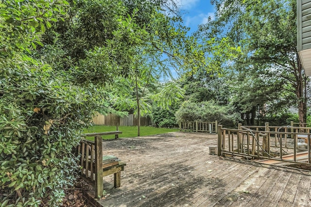 117 Glenwood Rd, Glenwood Landing, NY 11547 - wooden deck featuring a fenced backyard