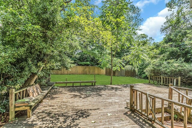 117 Glenwood Rd, Glenwood Landing, NY 11547 - deck with a fenced backyard