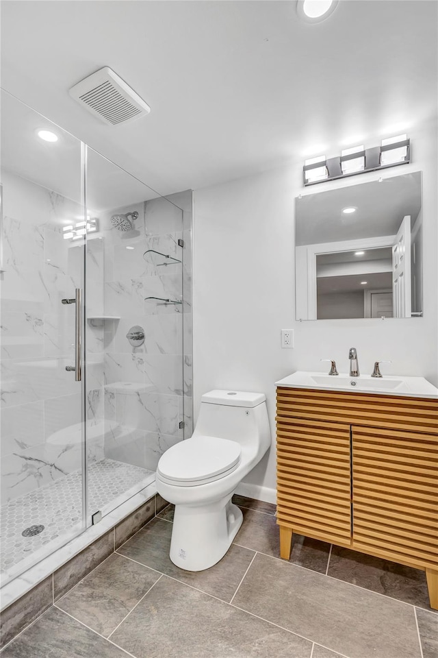 189 Jacob St, Elmont, NY 11003 - full bath with a marble finish shower and vanity