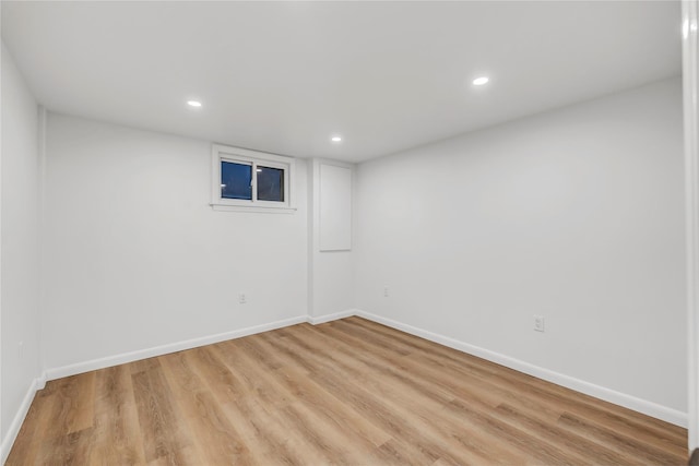 189 Jacob St, Elmont, NY 11003 - empty room featuring light wood-style floors and recessed lighting