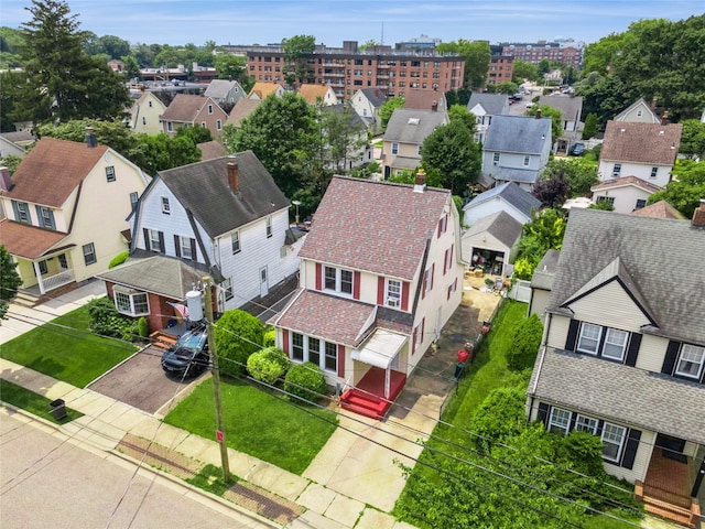 35 Juniper Ave, Mineola, NY 11501 - aerial perspective of suburban area