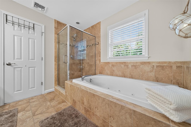 2 Primrose Ln, Chester, NY 10918 - bathroom featuring a stall shower and a jetted tub
