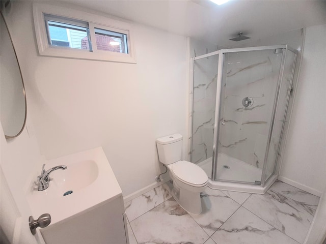 8 Poplar St, Poughkeepsie, NY 12601 - full bath with marble look tiles, a marble finish shower, and vanity