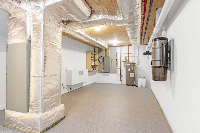 130 Sunset Ln, Greenport, NY 11944 - unfinished below grade area featuring water heater and electric panel