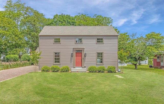 130 Sunset Ln, Greenport, NY 11944 - colonial inspired home with a front lawn