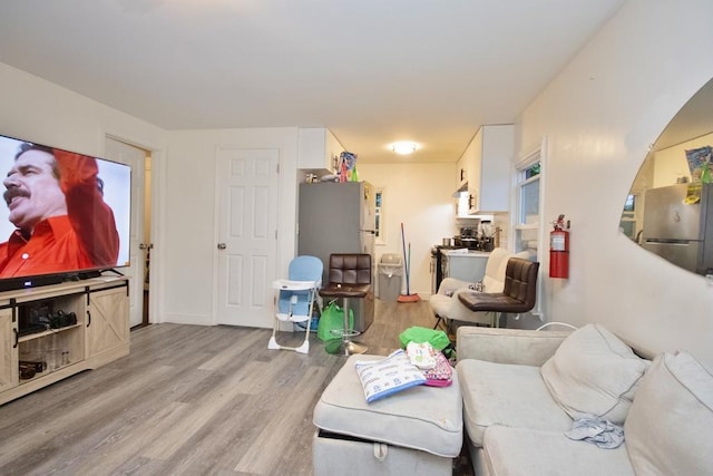11 E Ave, Middletown, NY 10940 - living area featuring light wood-type flooring