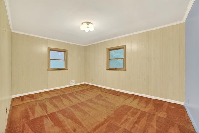 25 Tappan Ter, Briarcliff Manor, NY 10510 - carpeted empty room featuring ornamental molding and healthy amount of natural light