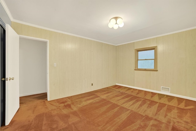 25 Tappan Ter, Briarcliff Manor, NY 10510 - empty room with carpet flooring and crown molding