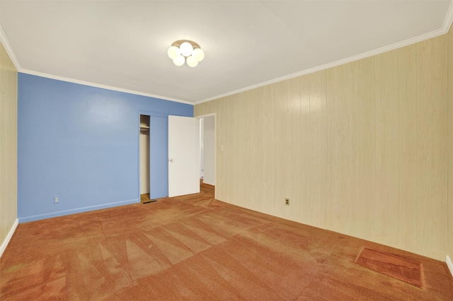 25 Tappan Ter, Briarcliff Manor, NY 10510 - carpeted empty room featuring ornamental molding