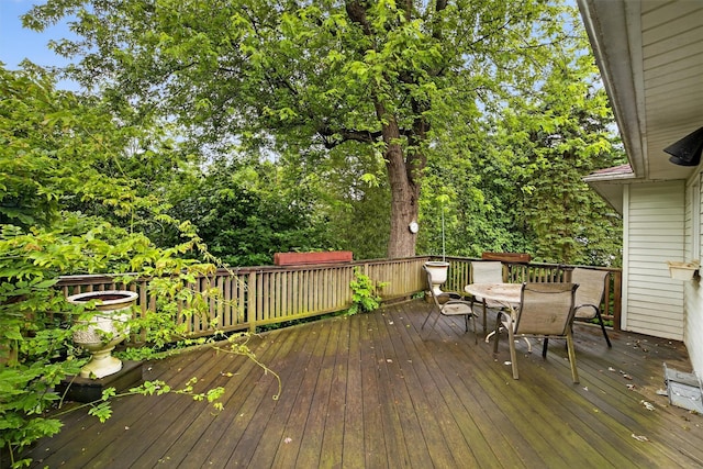 25 Tappan Ter, Briarcliff Manor, NY 10510 - wooden deck featuring outdoor dining area