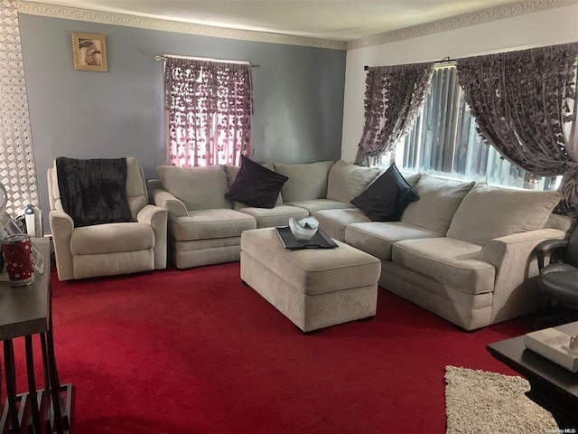 50 Oakland Dr, Riverhead, NY 11901 - living area featuring carpet floors