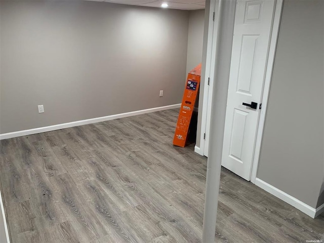 50 Oakland Dr, Riverhead, NY 11901 - finished basement with baseboards and wood finished floors