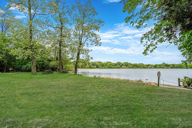 6 Youngs Ln, Setauket, NY 11733 - view of grassy yard with a water view
