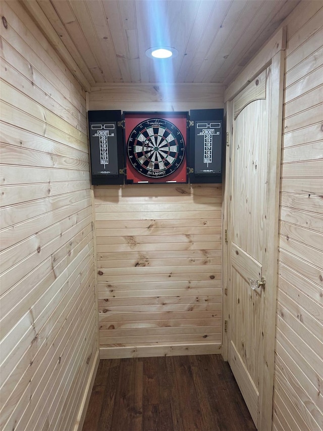 989 Chiloway Rd, Roscoe, NY 13856 - detailed view of wooden walls, wood finished floors, and wood ceiling