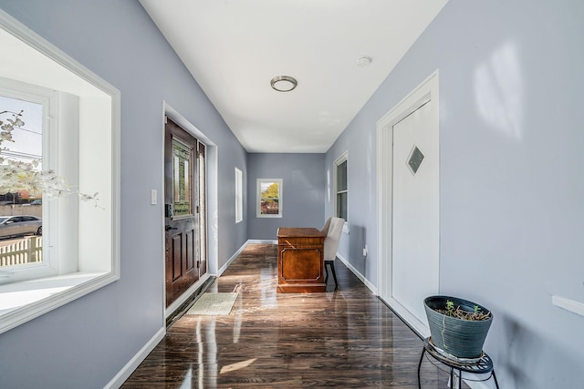 26 Rosedale Ave, Freeport, NY 11520 - hallway featuring wood finished floors and baseboards