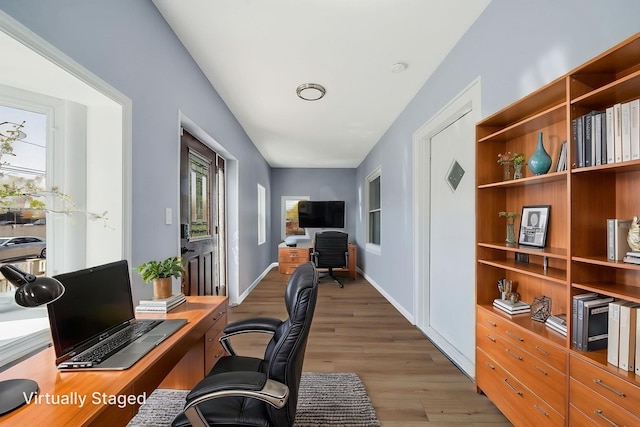 26 Rosedale Ave, Freeport, NY 11520 - office area with light wood finished floors and baseboards