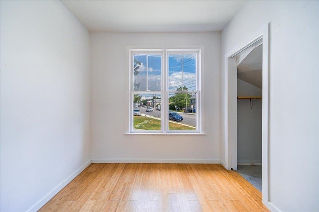 221 E Main St, Middletown, NY 10940 - spare room featuring light wood-type flooring and baseboards