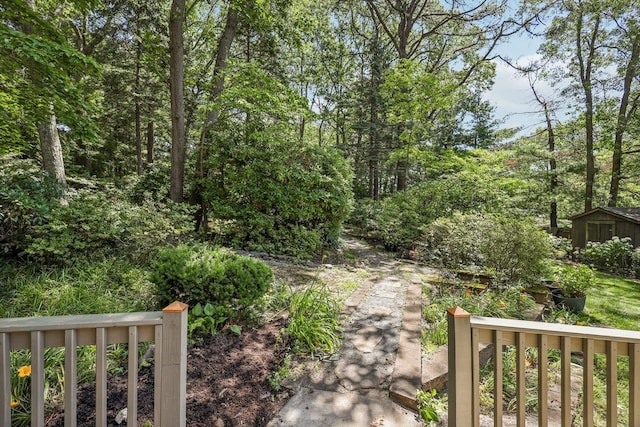 65 Winston Dr, Smithtown, NY 11787 - view of yard with a storage unit