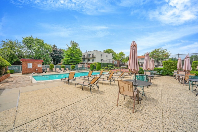 504 Julius Rd Unit 7C, College Point, NY 11356 - community pool with a patio