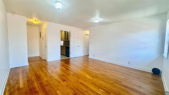 14133 78th Ave Unit 3B, Kew Garden Hills, NY 11367 - empty room featuring light wood finished floors and baseboards
