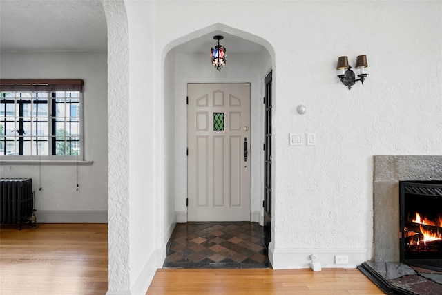 1 Highwood Way, Larchmont, NY 10538 - view of exterior entry with radiator heating unit