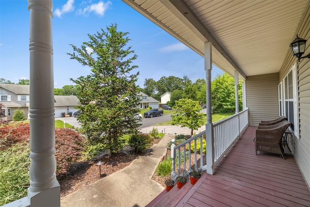 9 June Rd, Chester, NY 10918 - wooden porch featuring a residential view
