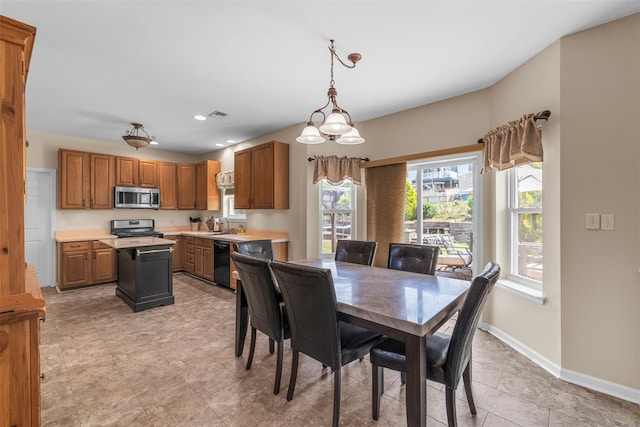 9 June Rd, Chester, NY 10918 - dining room featuring recessed lighting and light tile patterned floors