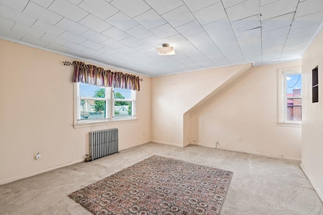 46-27 195th St, Flushing, NY 11358 - additional living space with radiator heating unit and carpet flooring