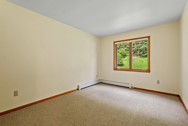 41-59 Fox Mountain Rd, Livingston Manor, NY 12758 - carpeted empty room featuring baseboard heating and baseboards